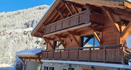CHALET 15 Personen am Eingang zum Chatel, mit Sauna, Jacuzzi, Kinosaal