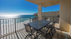 Outdoor dining - 3BR Coastal Condo - Phoenix V 1201 (Orange Beach)