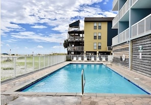 Indoor pool, a heated pool - Beautifully decorated beachfront condo!!! (Gulf Shores)