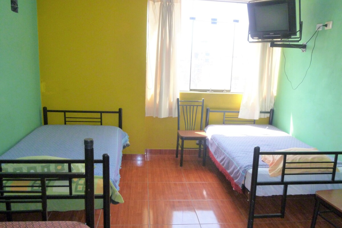 Triple Room, Private Bathroom | Desk, free WiFi, bed sheets