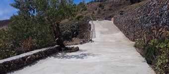 Traditional rural house, tranquility, landscape, renewable energy and WIFI