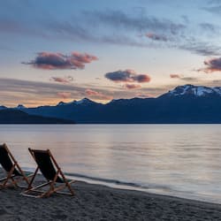 Private beach