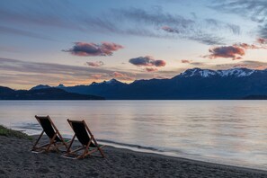 Private beach