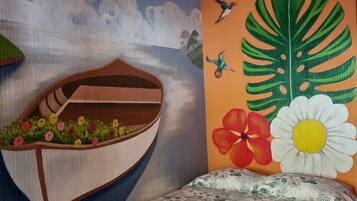 Double Room, 2 Double Beds | Free WiFi, bed sheets