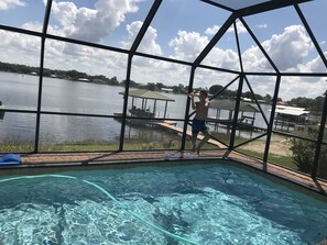 Vue depuis l’hébergement