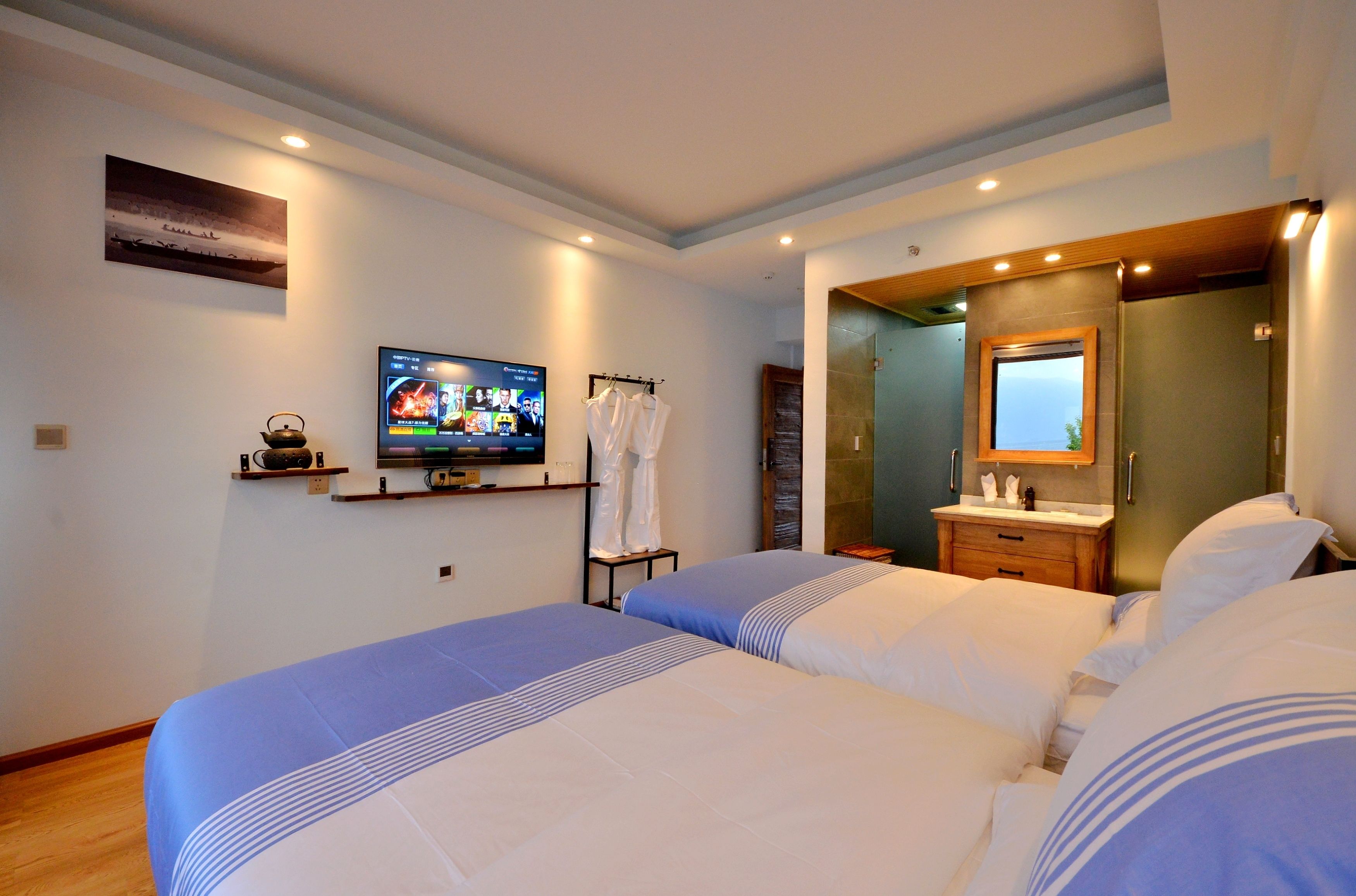 Comfort Twin Room | Premium bedding, desk, blackout curtains, free WiFi