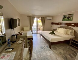 Minibar, wifi gratis y ropa de cama 