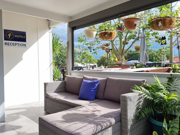 Majoituspaikan julkisivu