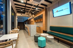 Sala de estar en el lobby