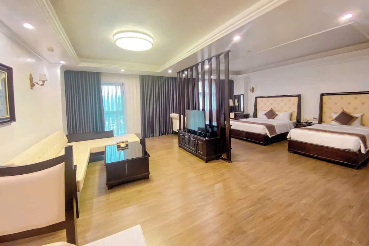 Minibar, in-room safe, desk, blackout curtains