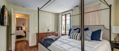 2 bedrooms, iron/ironing board, travel crib, WiFi