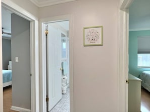Hall connecting secondary bedrooms - Sprawling, private pool oasis with plenty of room for R&R! Pet Friendly! (Ponte Vedra Beach)