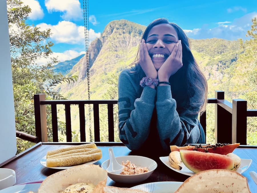 Essbereich im Zimmer