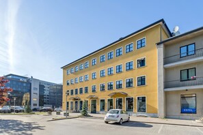 Majoituspaikan julkisivu