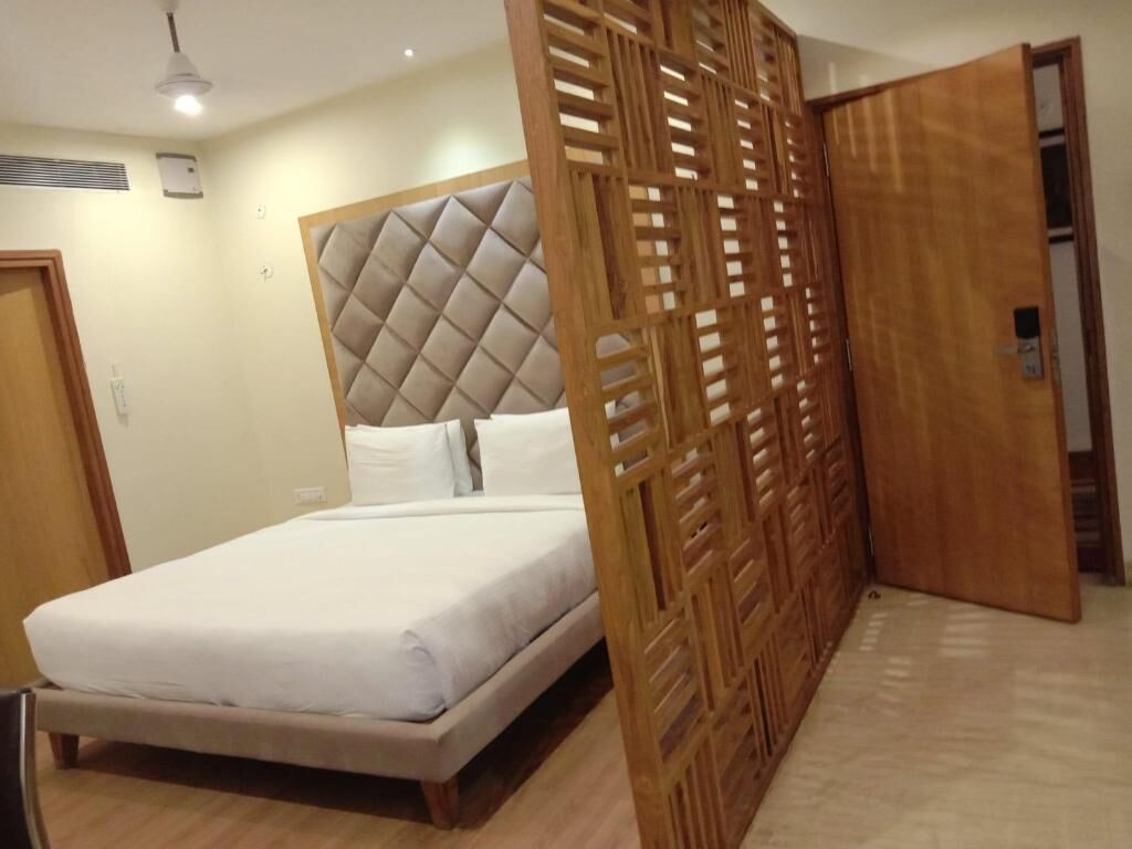 1 bilik tidur, peralatan tempat tidur premium, bar mini 