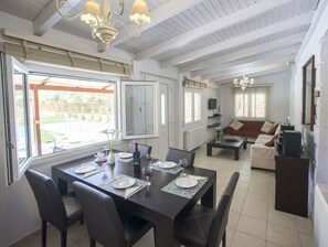 Deluxe Villa, 2 Bedrooms, Private Pool | Living area - Villa Olivia (Hersonissos)