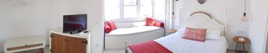 Signature Triple Room, 1 Queen Bed with Sofa bed, City View | Frette Italian sheets, premium bedding, minibar, free WiFi - LilaVerde Alacati - Adults Only (Cesme)