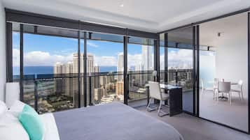 Two Bedroom Skyline Ocean King Suite | 2 bedrooms, premium bedding, in-room safe, individually decorated