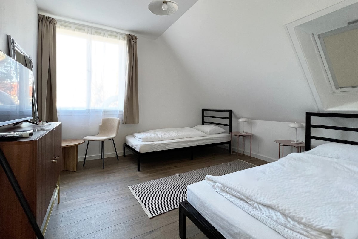 Chambre avec lits jumeaux