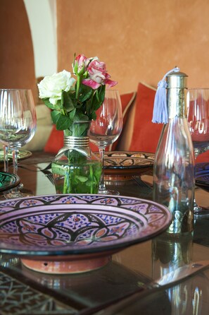 Breakfast, lunch, dinner served; Moroccan cuisine  - Riad Sorour (Marrakech)