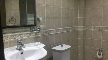 Estudio | Baño | Ducha y secador de pelo