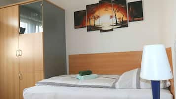 Desk, iron/ironing board, cots/infant beds, free WiFi