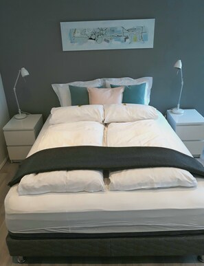 Deluxe Double Room, Private Bathroom | Blackout drapes, soundproofing, free cribs/infant beds, free WiFi - Post-Plaza Guesthouse (Husavik)