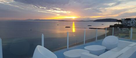 Uitzicht vanuit accommodatie