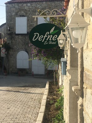 Fassade der Unterkunft