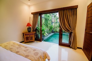 Vila, 3 quartos (Villa Vidya) | 1 quarto, frigobar, cofres nos quartos, escrivaninha