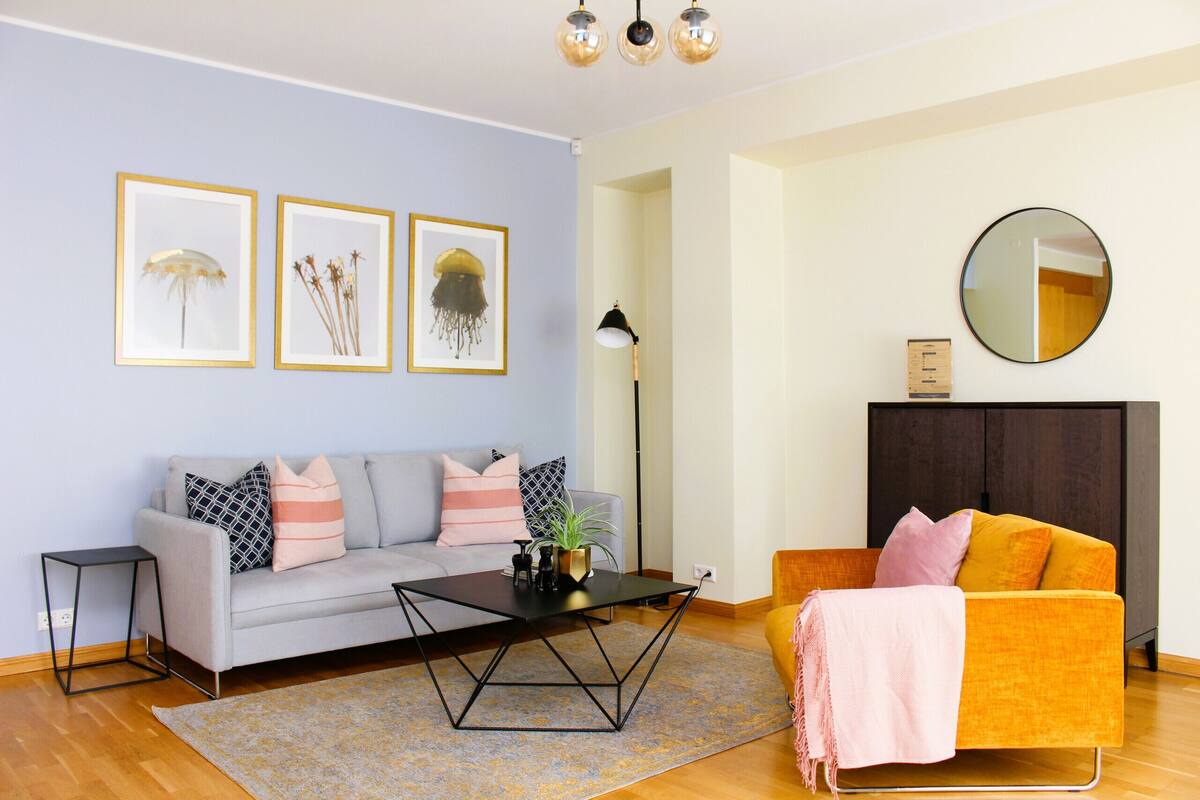 Apartment, 1 Bedroom, Kitchen | Living area | Flat-screen TV