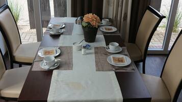 Daily buffet breakfast (EUR 12 per person)