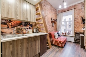 Duplex Superior | Individuell inredning, strykjärn/strykbräda, gratis wi-fi och sängkläder