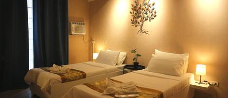 Superior Twin Room, 2 Katil Bujang (Single) | Bar mini, seterika/papan seterika, Wi-fi percuma, cadar katil