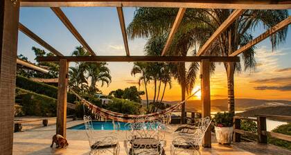 Vista do Lago - Casa para 16 pessoas com 5 quartos