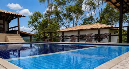 Paz e Tranquilidade - Casa para 20 pessoas com 7 quarto