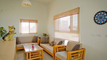 Sittområde i lobbyn