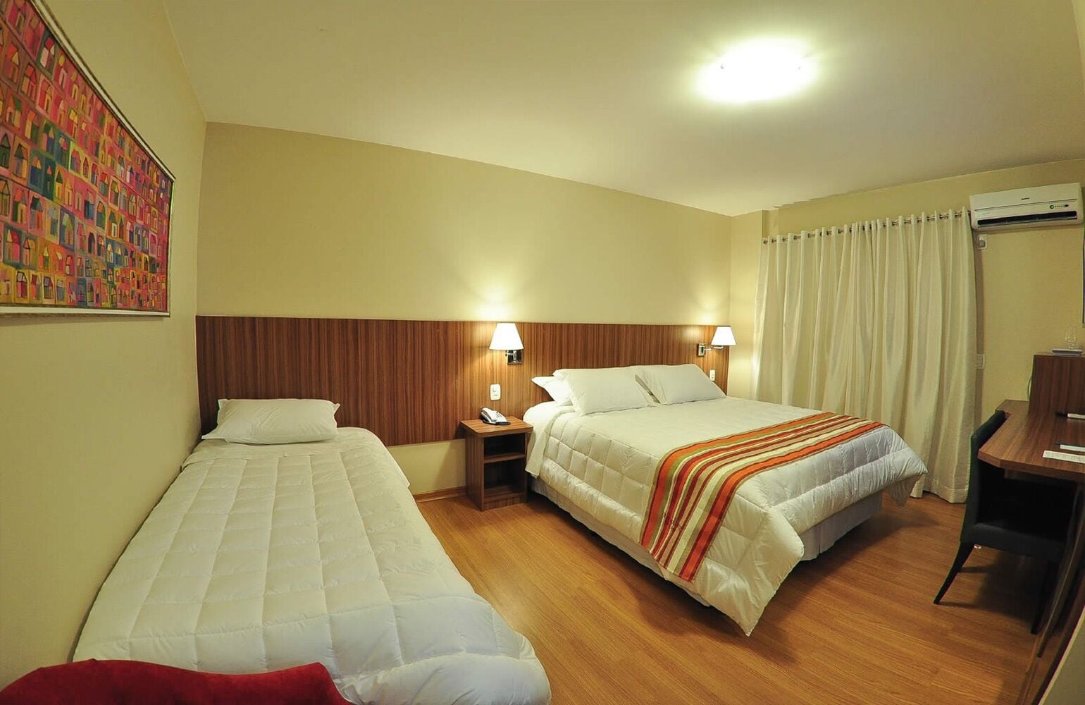 standard double room | minibar, in-room safe, desk, blackout curtains