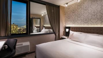 Premium bedding, in-room safe, desk, blackout curtains