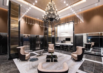 Reception area at Aliz Hotel Times Square