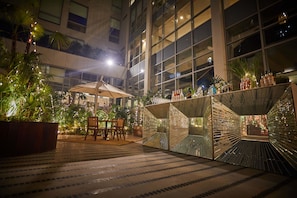 Espace banquet en plein air