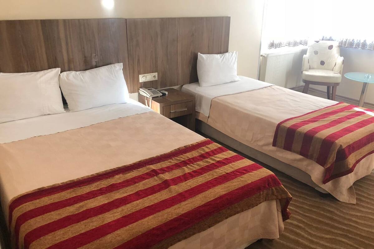 Premium Double or Twin Room | Blackout curtains, soundproofing, free WiFi, bed sheets