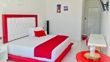 Egyptian cotton sheets, premium bedding, down duvets, Tempur-Pedic beds