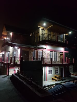 Front of property – evening/night