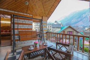 Deluxe-Ferienhaus | Balkon