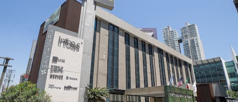 Façana frontal de l'allotjament