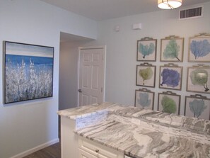 Condo, Multiple Beds, Beach View (Crescent 216) | Private kitchen