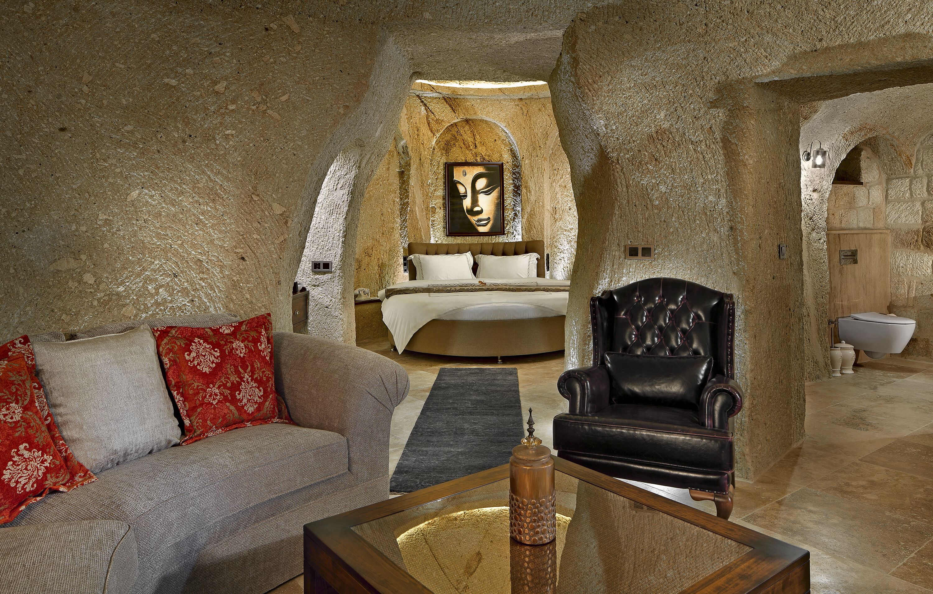 45-inch led tv with cable channels, tv, heated floors