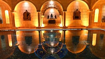 Sauna, Turkish bath/hammam, body treatments, aromatherapy