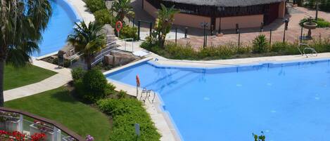 Indoor pool, a heated pool